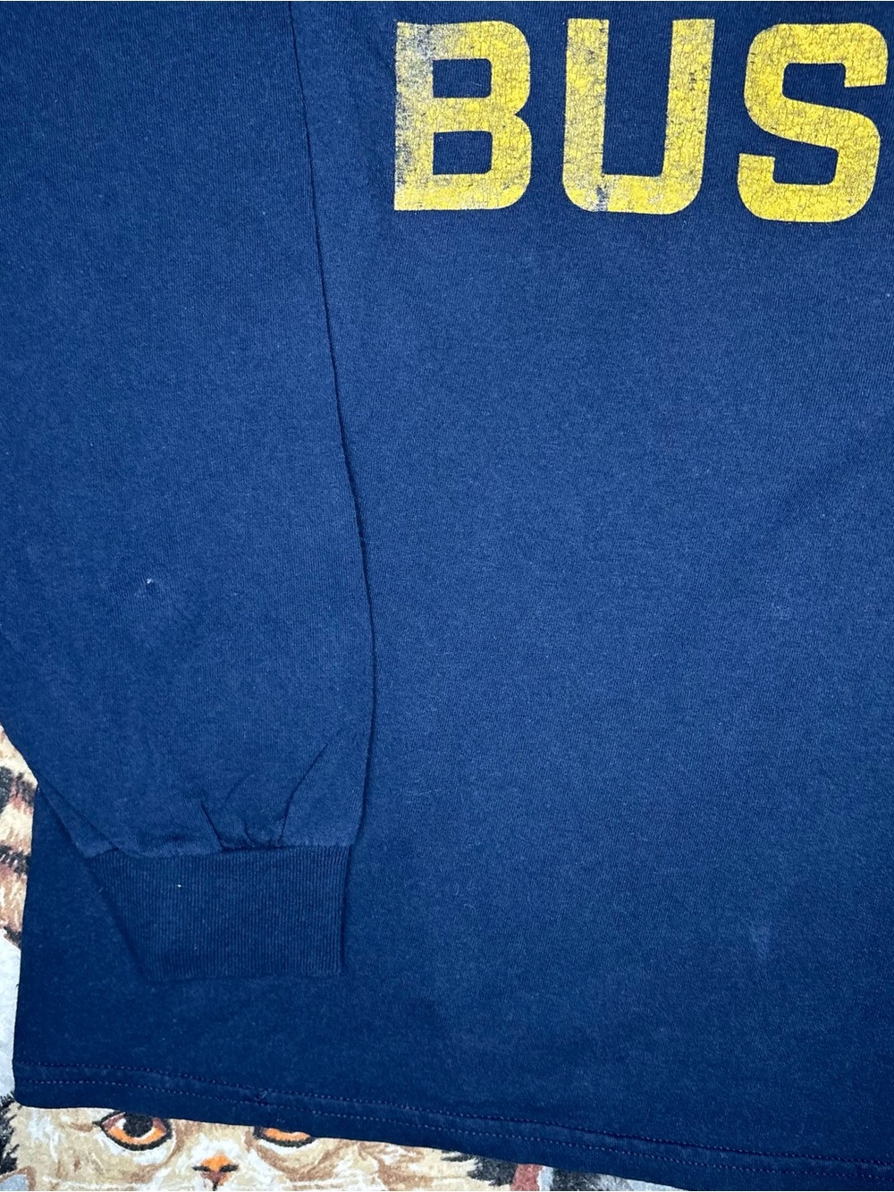 Busch 'Gone Fishin' Long Sleeve Tee Light Beer Fishing Busch Light XL T-Shirt - Picture 7 of 9